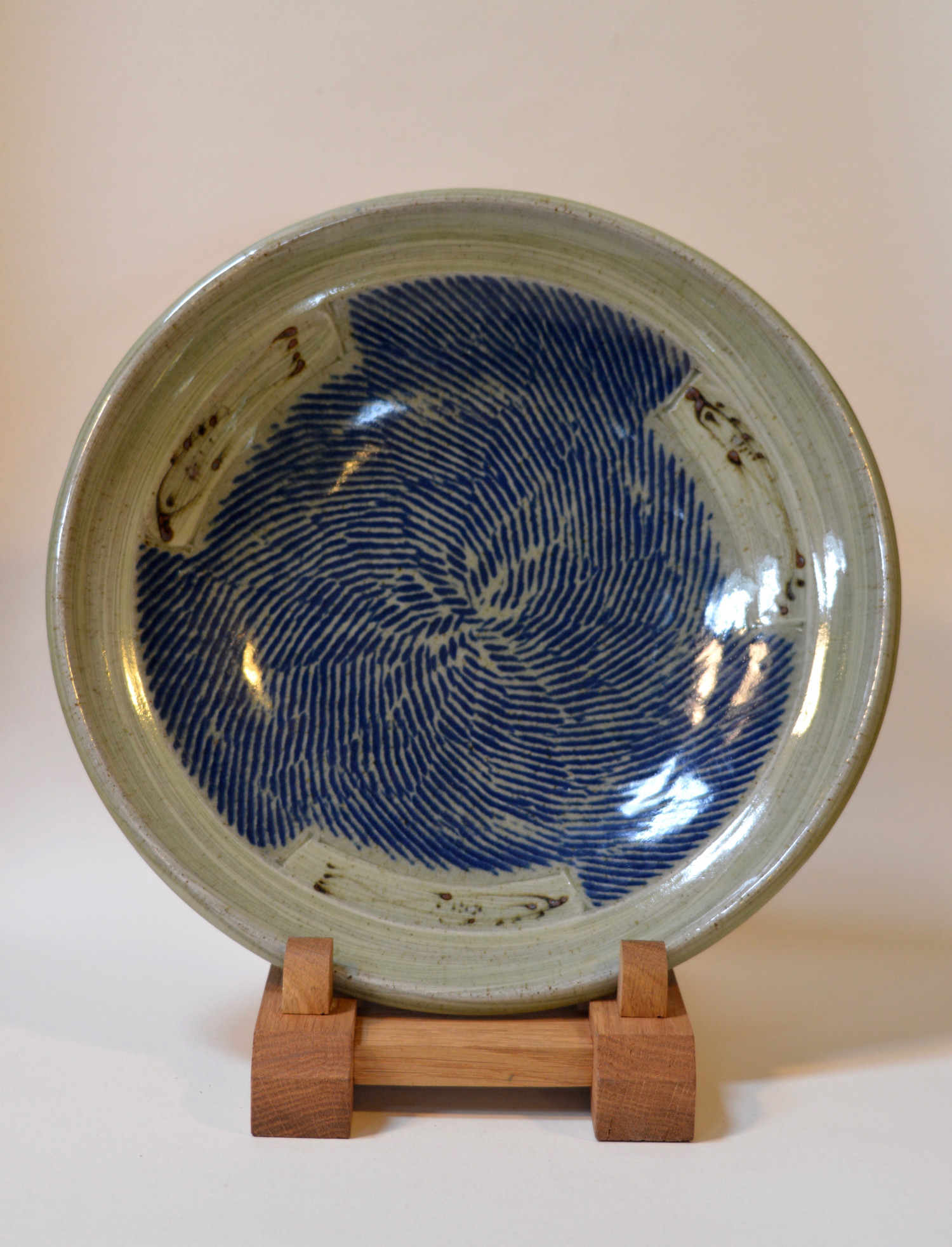 A Large Thrown Plate
